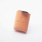 再販【アウトレット】👝　バケット♪スマートキーケース　👝　 ヌメ革　ナチュラルベージュ