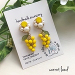 No.427 ミモザピアス/イヤリング