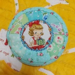 受注生産🌈【手作りキット】3色 まんまるポーチ キット 🍒キルトゲイト🍓刺繍入り