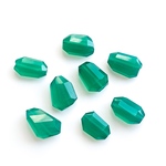 【2粒】グリーンオニキス　タンブルカット　約10-13.5*6.5-8.5*4-6mm