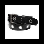 【PU_leather punk.one ベルト 。】 ﻿﻿バックル パンチング レザー ゴシック パンク ロック  病みかわいい  モード
