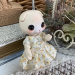 送料込❤︎cocoriangサイズのイエロー小花柄ワンピース