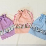 asn09010126様専用♡巾着　＊エプロン袋　給食袋