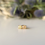 AAAプレシャスオパール華奢ピアス14kgf
