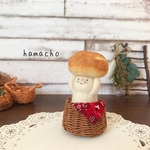 【羊毛フェルト】猫 の パン屋 さん ピンクッション