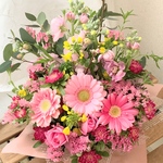 ピンクガーベラ アレンジメント