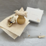 (瓢箪× flower)  kodomonohi   シンプルモダン 小さなひょうたんの五月人形~布兜　コンパクト　インテリアにもなるミニサイズこどもの日