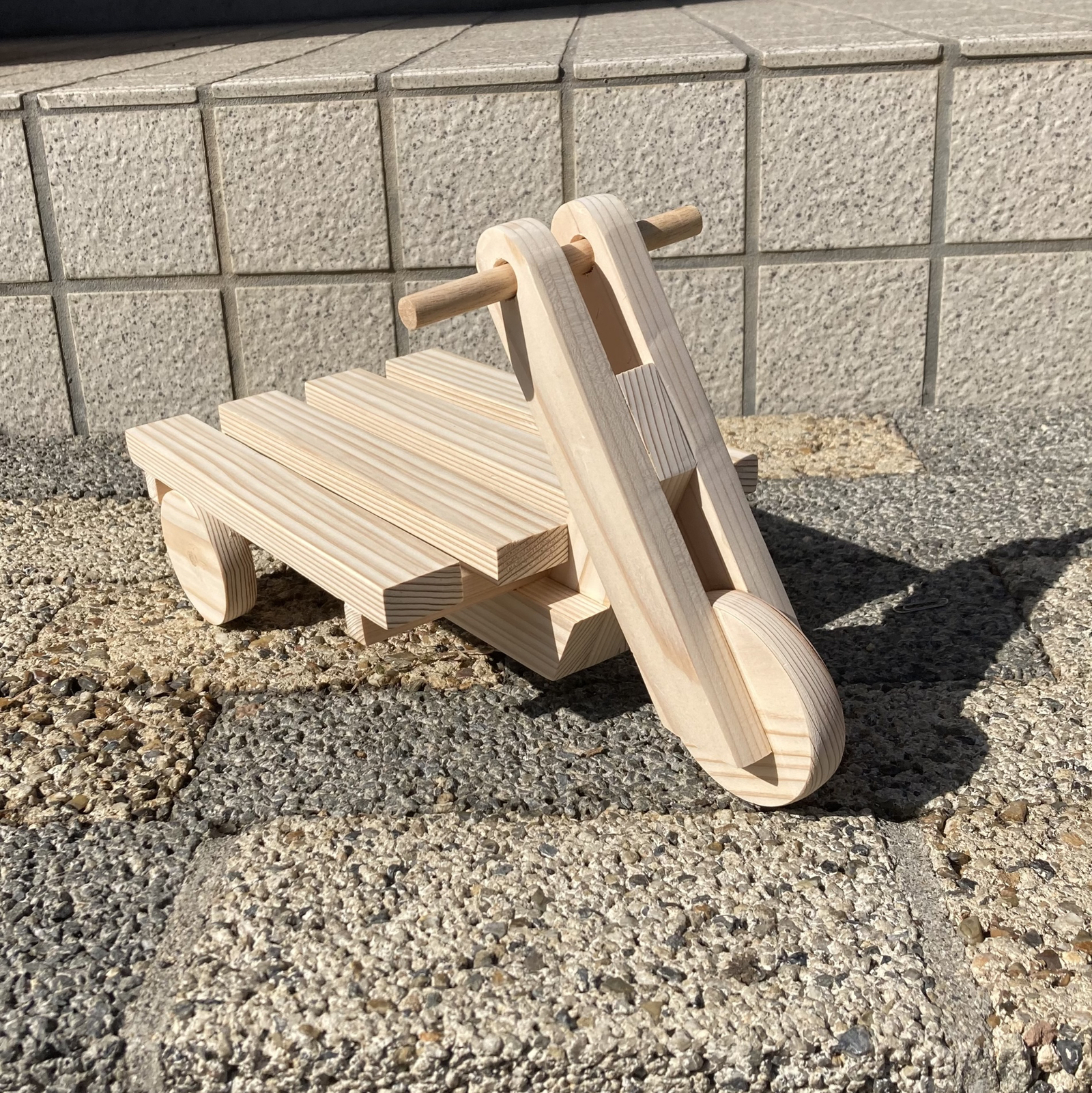 手づくり木工雑貨 木工 工作キット【木製ラック】ミニパーツ付き 工作 木製雑貨 木工体験