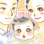 スマホ・携帯待受用似顔絵
