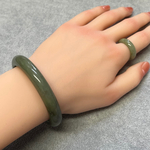 本翡翠バングル(内周17.3㎝)