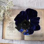 インド刺繍リボン　ベルベットシュシュ