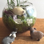 【再販】コケリウム　三匹のひつじ