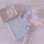 【送料込み】ふわふわさくらんぼループタオル