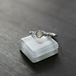 クリソベリルキャッツアイ　エンベリッシュリング　SILVER925