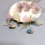 ファンシーを詰め込んだ花束ピアス/イヤリング