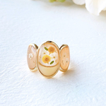 mimosa oval ring【サイズフリー】No.145