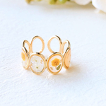 mimosa design ring【サイズフリー】No.146
