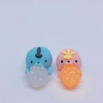 白🤍オレンジ🧡お雛様むぃ