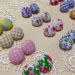 ☆送料無料☆ベビーにぴったり♡小さいくるみボタンのヘアアクセサリー♡