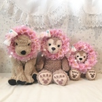 顔出しシリーズ❤︎犬用❤︎さくらリース&お団子リボン
