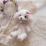 【送料無料❣️】ホワイトプードルちゃん🐩🤍pupuBEAR