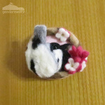 ふっくら＊しじゅうからのおしりブローチ