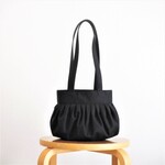 ブラック/Ｓサイズ/ balloon balloon トートバッグ/11号帆布【受注制作】