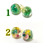 【お試し価格】お花いっぱいドームピアス