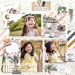 Cute & Funny momemts〜スクラップブッキング12インチレイアウト〜