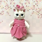 こはるちゃん用　逆さから見るとお花ドレス　セットアップ　チューリップ