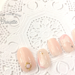 ふんわり.*ﾟ優しい桜ネイルチップ