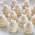 新作＊限定🌸🥞ほいっぷうさぎさんのさくらパンケーキ/ストラップ/小キーホルダー/ネックレス/ミニチュアとしても
