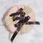 2/20イベント作品　リボンベレー帽