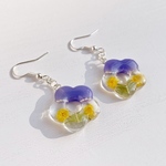 ミモザ レジン イヤーアクセサリー （ ベリーペリ） 花 レジン アクセサリー