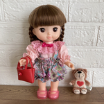 【送料無料】メルちゃんソランちゃんレミンちゃんブラウスとカボチャパンツ、バックのセット