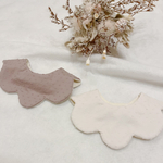 大特価！ドット刺繍のシンプルもくもくスタイ2枚セット
