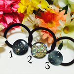 *再×8販*手のひら宇宙〜コインサイズの銀河ヘアゴム〜ミンネのプラネタリウム2015