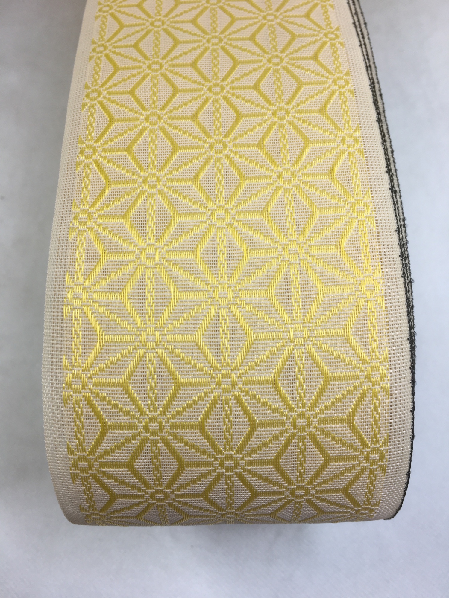 Z-22麻の葉黄金イエロー畳へり畳のへり畳ヘリ畳縁たたみのへり