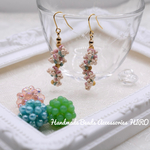 新作　ホワイトデー　春　小花　【受注生産】　小花ピアス　上品　パーティー　お呼ばれ　ギフト　プレゼント　日常使い