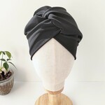 ◆幅広◆ black くったりニット  ヘアバンド ／ ターバン