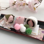 お花見🌸ちりめんの春の和菓子