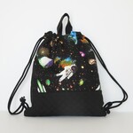 ＜送料無料＞ナップサック　宇宙飛行士柄