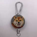 キーリール リール キーホルダー しば犬