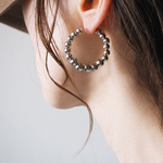 シルバーボールピアス