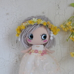 ドールサイズ　ミモザの花冠 2022③