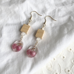 〜木とさくらんぼ〜 ピアス/イヤリング