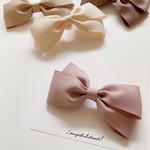 New‼︎【antique pink / big ribbon hair band】ベビーヘアバンド   ベビーヘッドバンド　ベビーヘアクリップ　リボン　ハーフバースデー　赤ちゃん