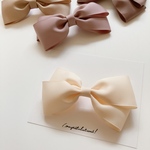 New‼︎【ivory / big ribbon hair band】ベビーヘアバンド   ベビーヘッドバンド　ベビーヘアクリップ　リボン　ハーフバースデー　赤ちゃん
