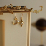 ethereal moon & star ピアス｜イヤリング