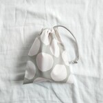 巾着袋☆コップ袋☆入園グッズ☆入学グッズ☆ドット☆グレー☆北欧☆